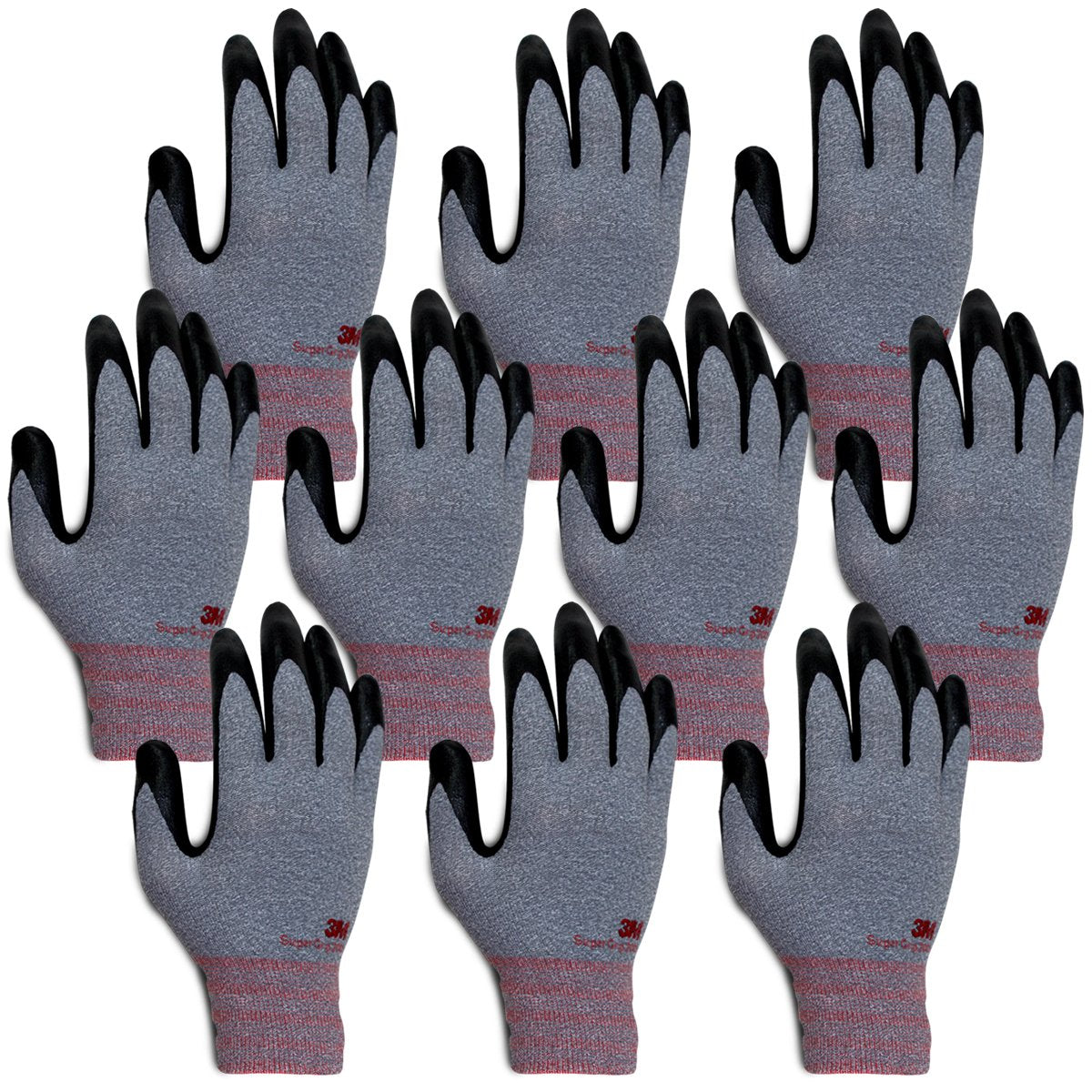3M Super Grip 200 gloves with nitrile palm coating for enhanced grip in wet conditions