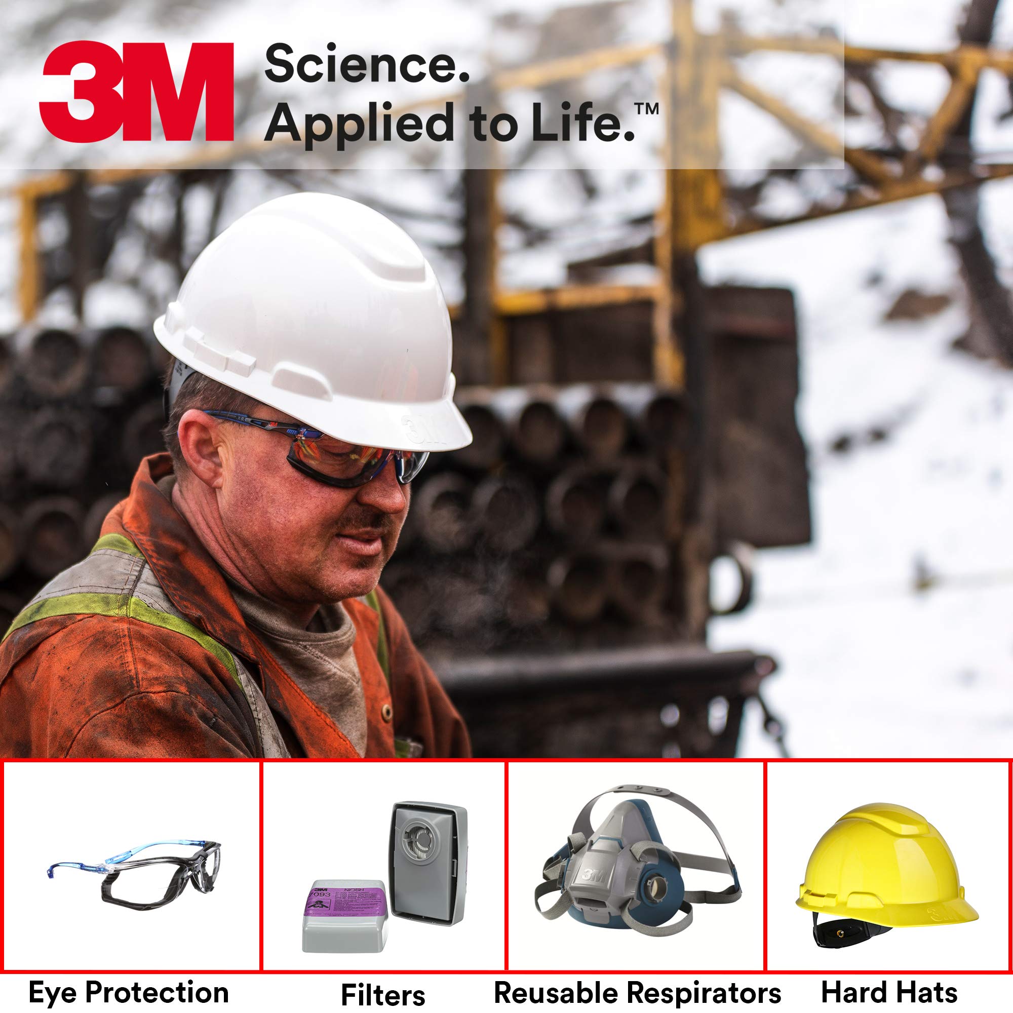 3M Virtua wide viewing area enables unobstructed perception during tasks