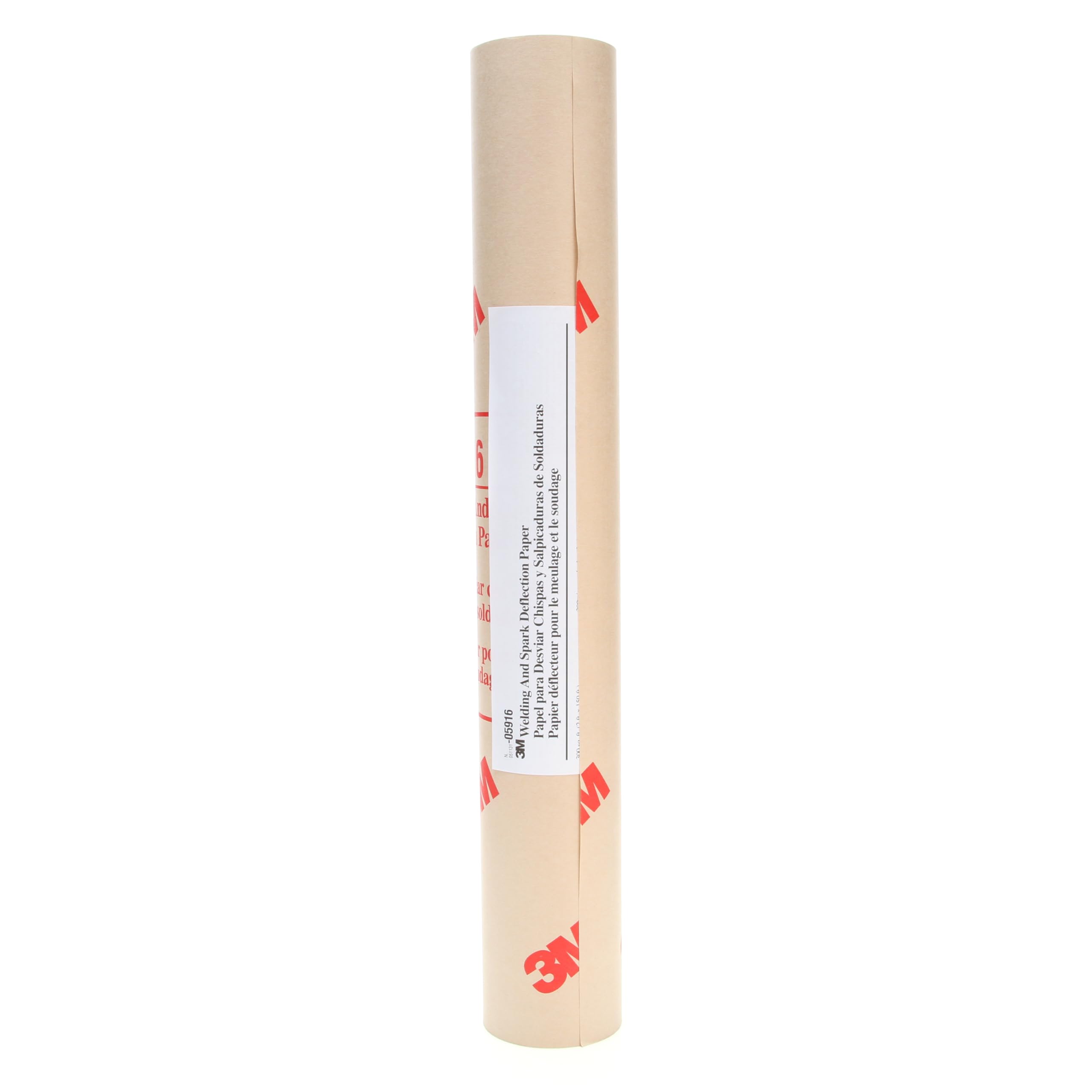 3M Welding and Spark Deflection Paper 05916 durable roll provides long-lasting coverage