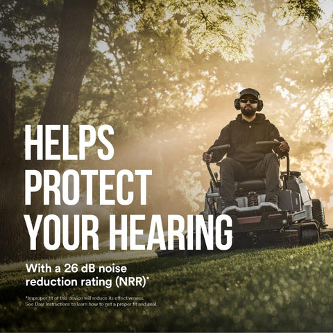 3M WorkTunes Connect 26 dB NRR protects hearing in noisy environments