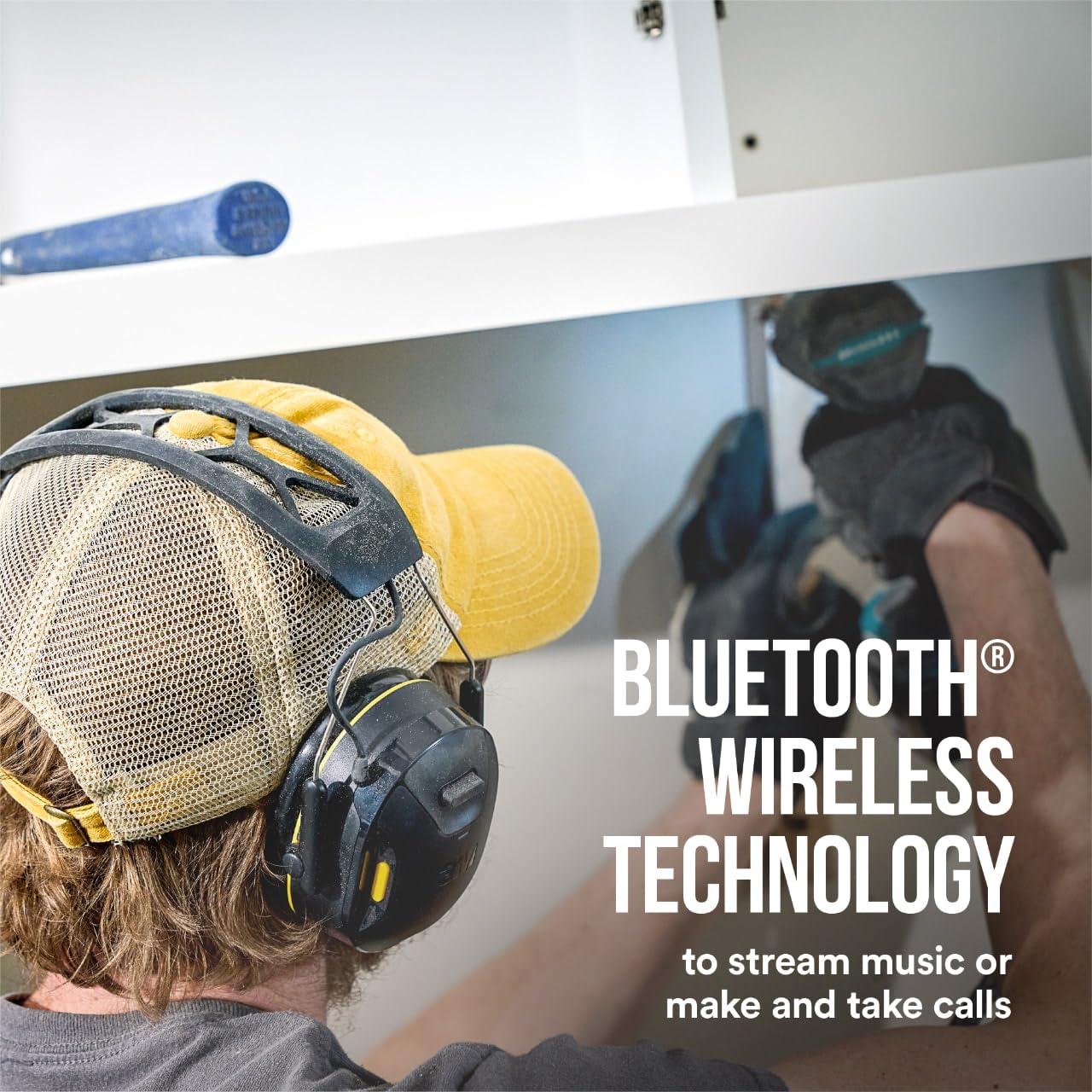 3M WorkTunes Connect water and sweat resistance for rugged work environments.