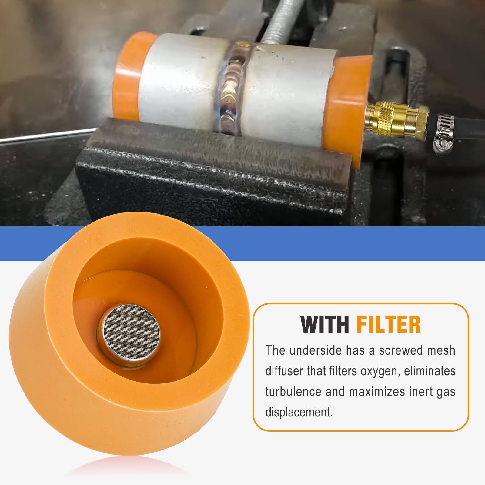 3mirrors purge plug 3.0-3.5 inch ensures versatile compatibility with multiple welds