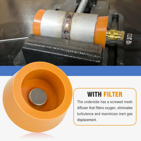 3mirrors purge plug 3.0-3.5 inch ensures versatile compatibility with multiple welds