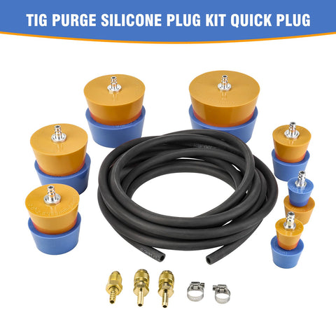 3mirrors purge plug set orange and blue with carrying case for quick size changes