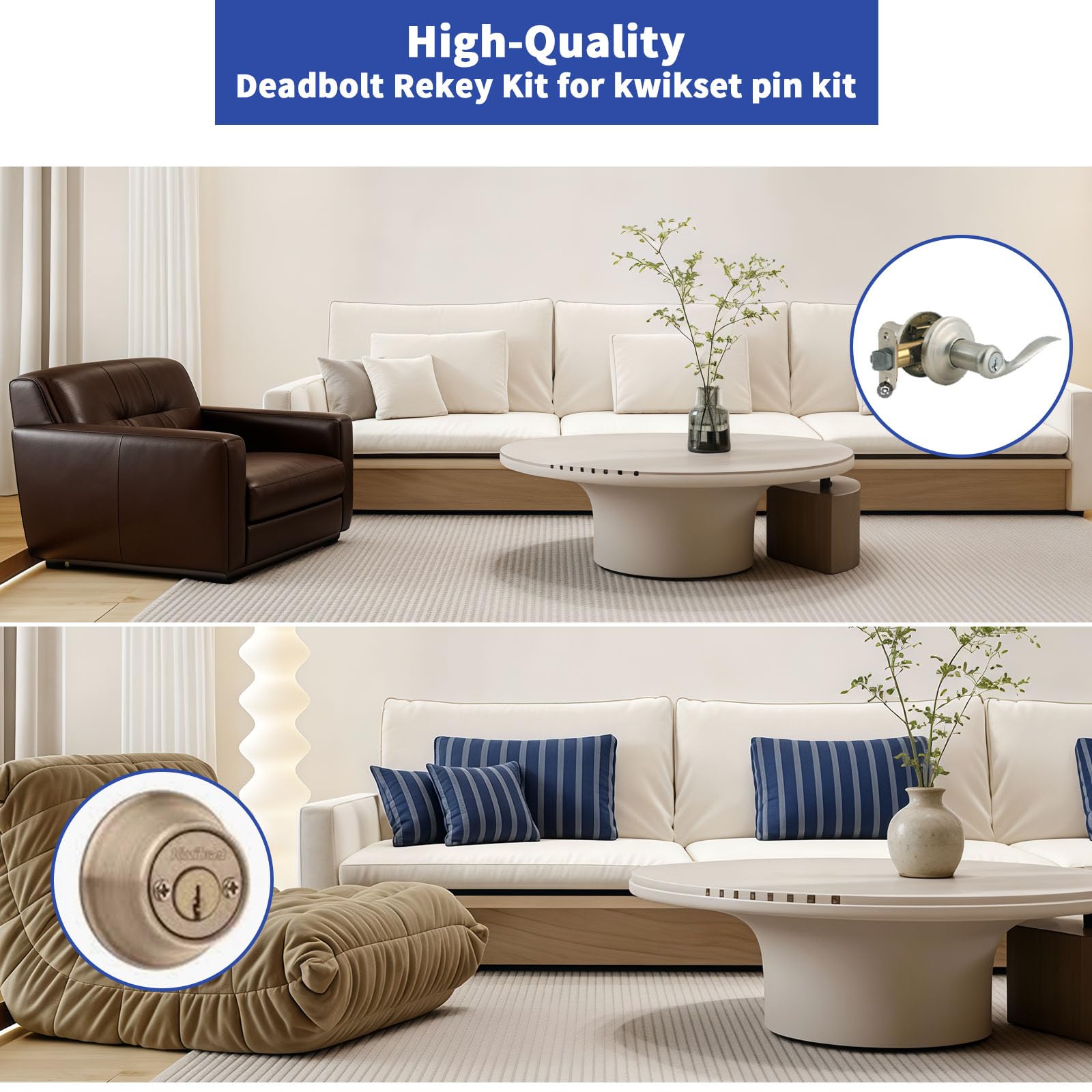 3MIRRORS complete rekey kit set includes all essentials