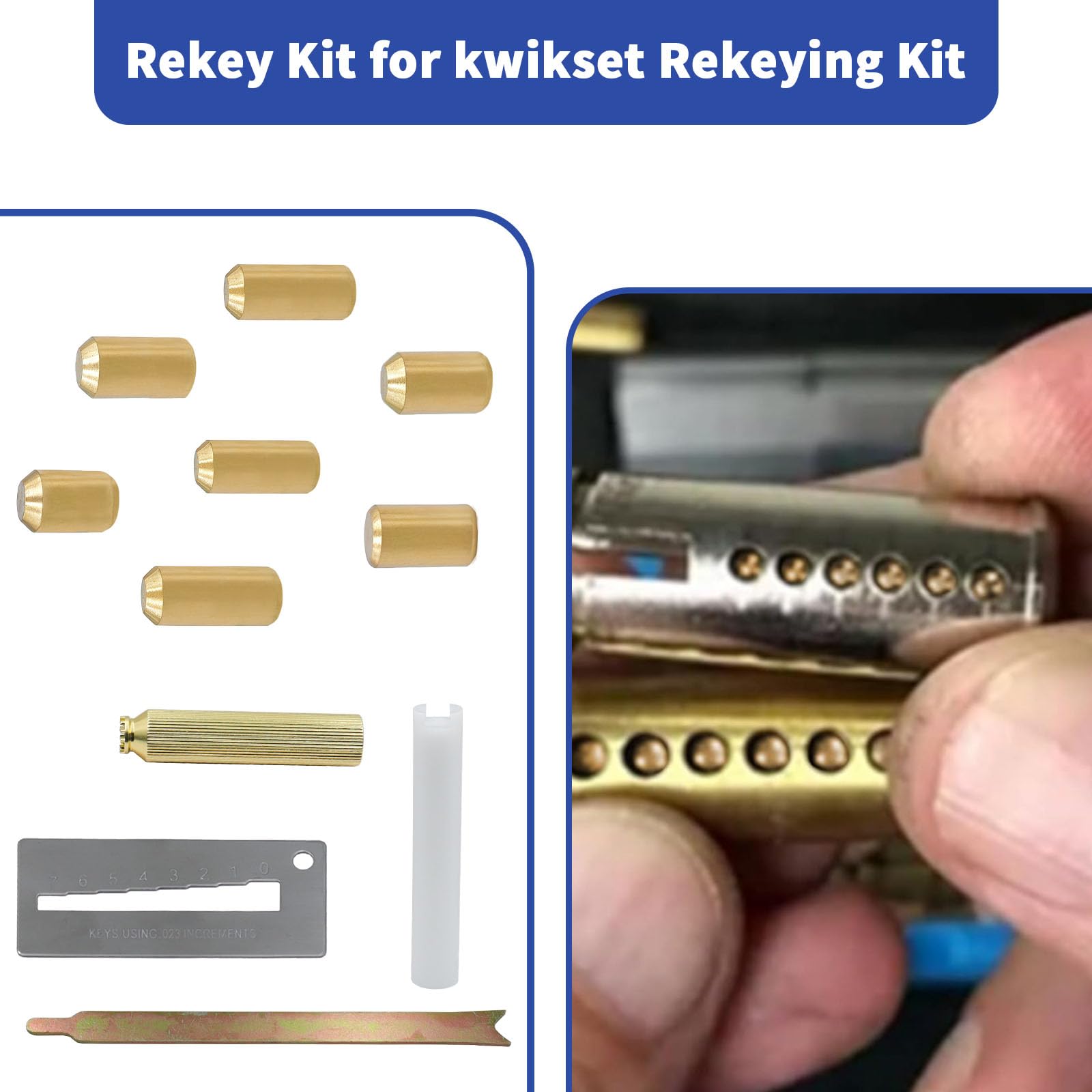 3MIRRORS rekey kit follower supports smooth pin setup