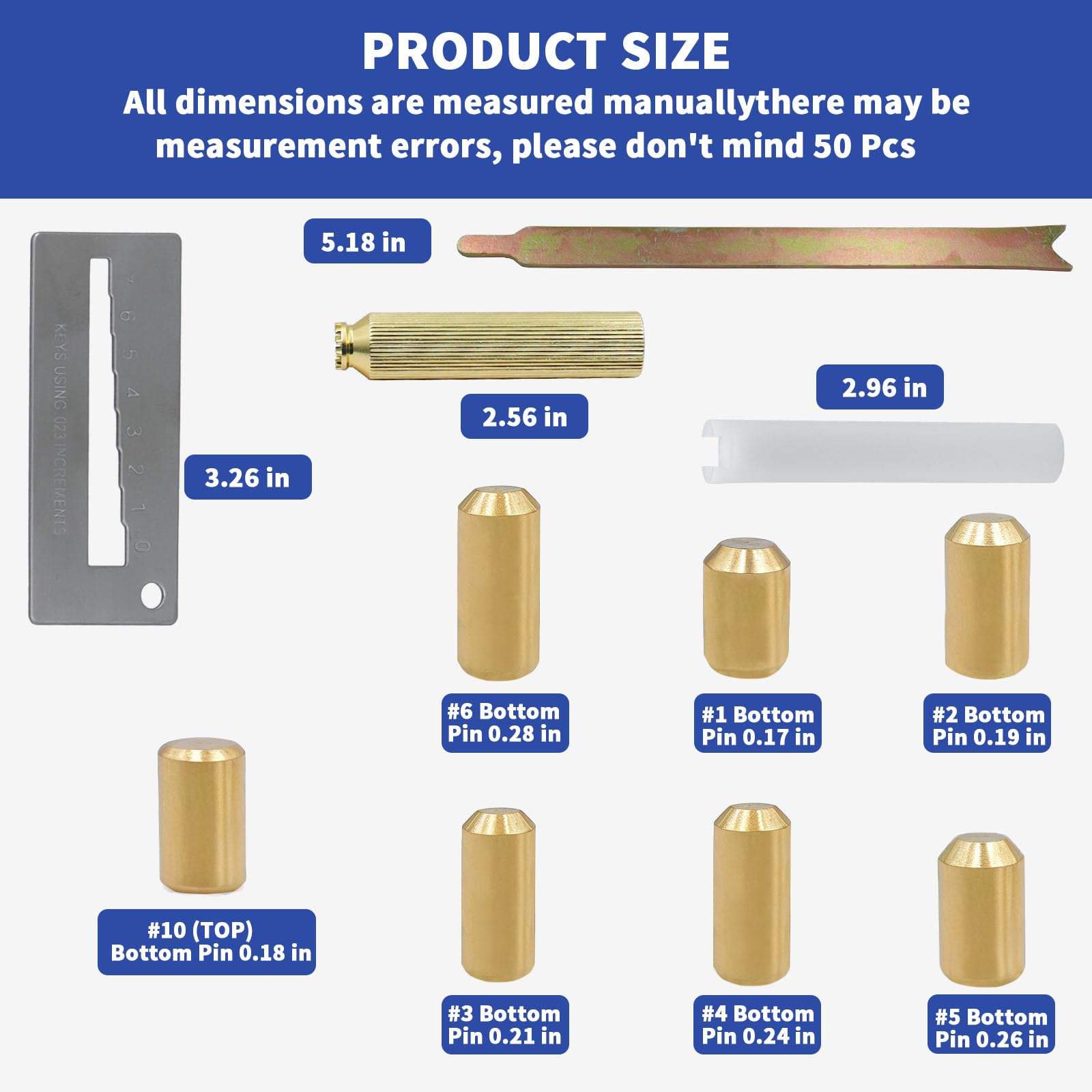 3MIRRORS Kwikset gauge decoder for precise pin alignment during rekeying