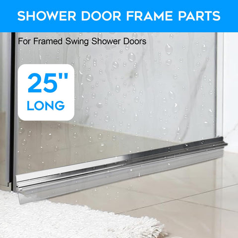 3MIRRORS vinyl sweep close-up highlighting flexible seal against the door.