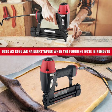 3PLUS HFS509040SP converts to brad nailer for versatility.