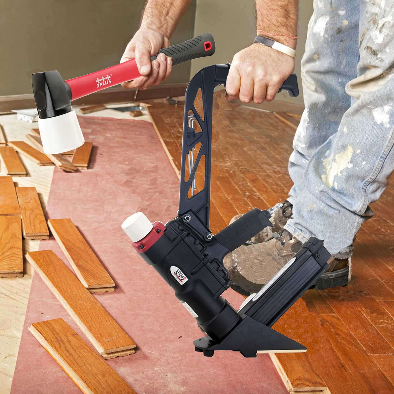 3PLUS HFSNSP-FM mallet steel head provides extra driving power