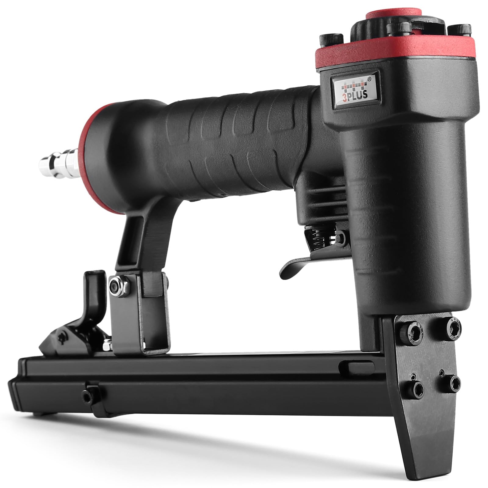 3PLUS HT5014SP ergonomic design enables precise nailing in softwood.