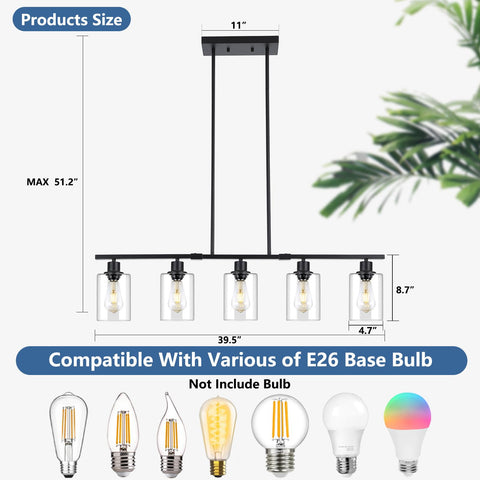3WWWUEE height-adjustable island fixture fits varying ceiling heights with ease.