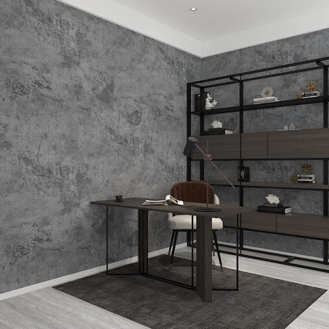 3yecao bathroom wall concrete look brings sophisticated, moisture-resistant decor.