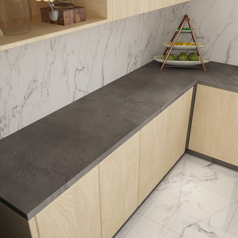 3yecao charcoal concrete wallpaper ideal for garages, basements, and living areas
