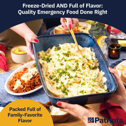 4Patriots 15-minute meal prep—quick, reliable warmth during outages.