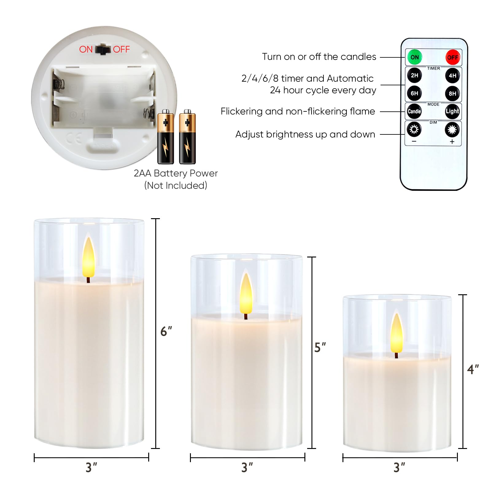 5plots Christmas and autumn decor candle adds warm seasonal light