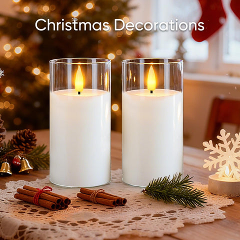 5plots flameless candles with remote timer provide hands-free mood control.