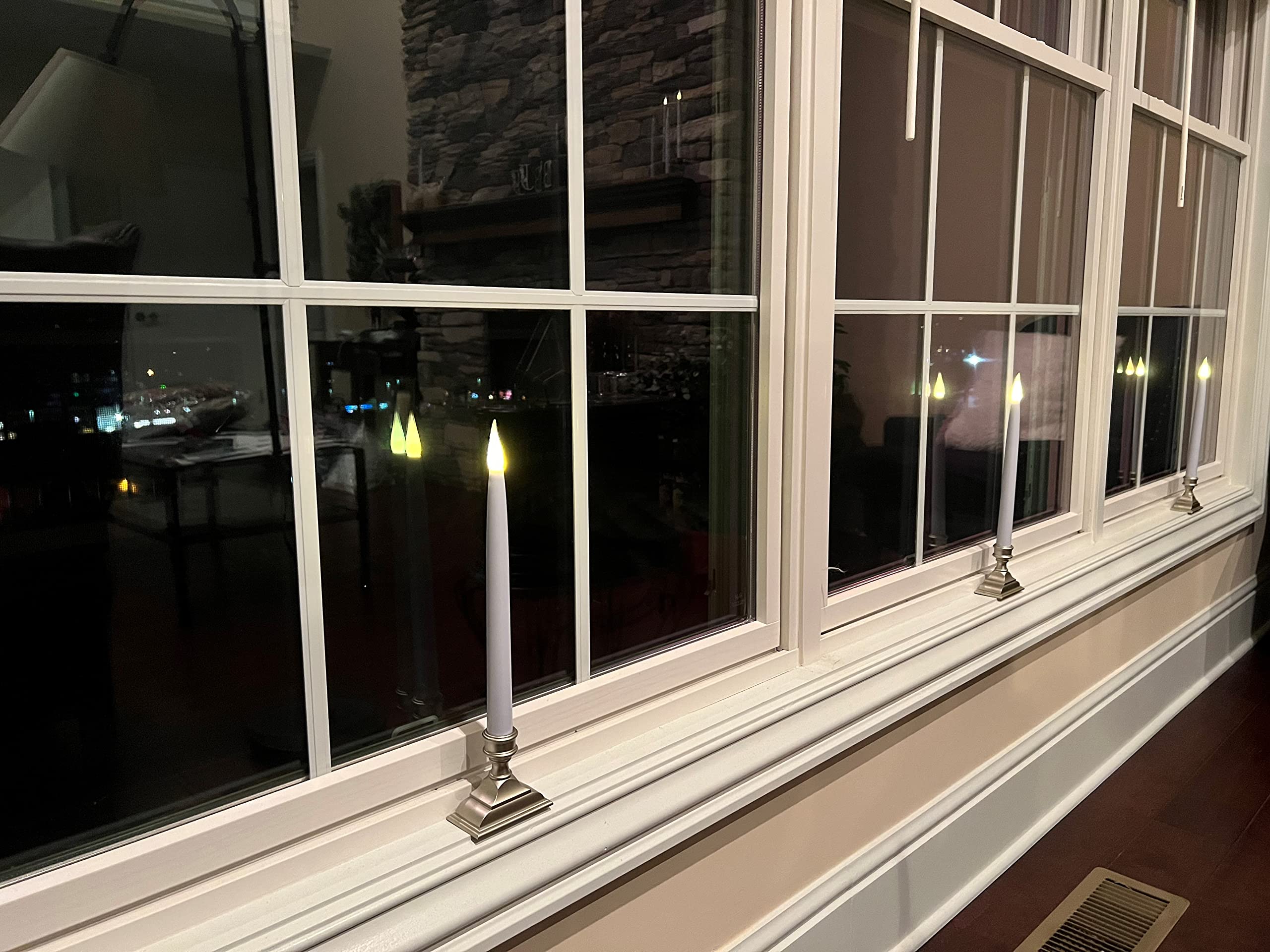 612 Vermont dimensions: 13 1/4 inches tall and 7/8 inch candle