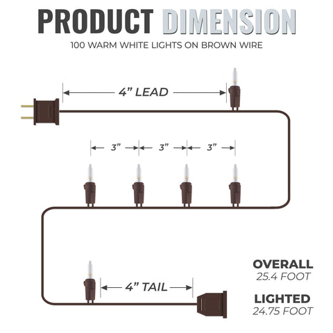 612 Vermont end-to-end connectable up to 60 strings for larger displays