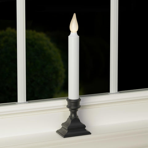 612 Vermont LED window candle tall 9.75 inch silhouette