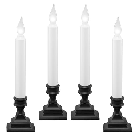 612 Vermont LED window candle with timer shines outward for curb appeal