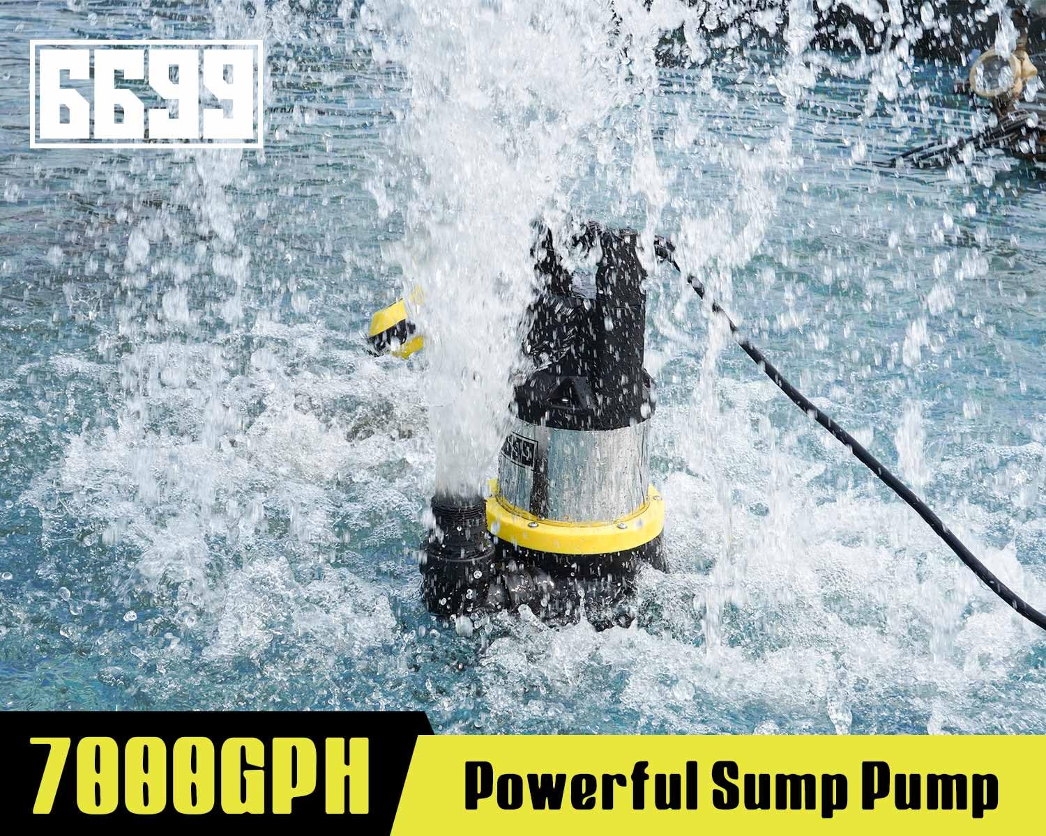6699 auto float switch demonstrates auto start/stop for effortless dewatering