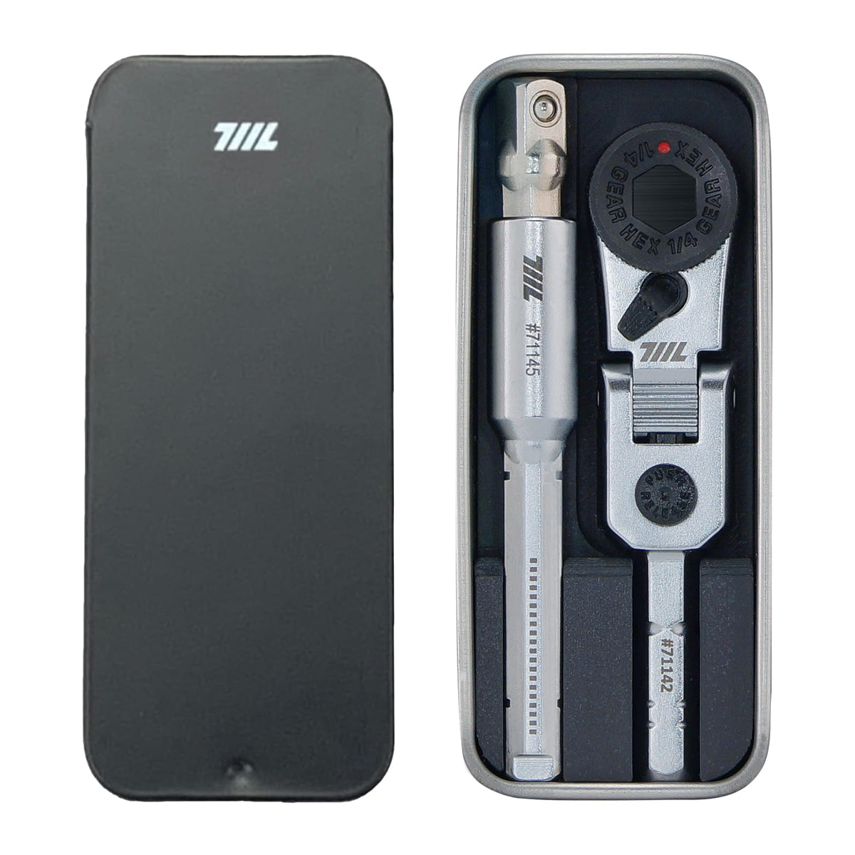 711L EDC ratchet wrench with a flex head for quick field fixes