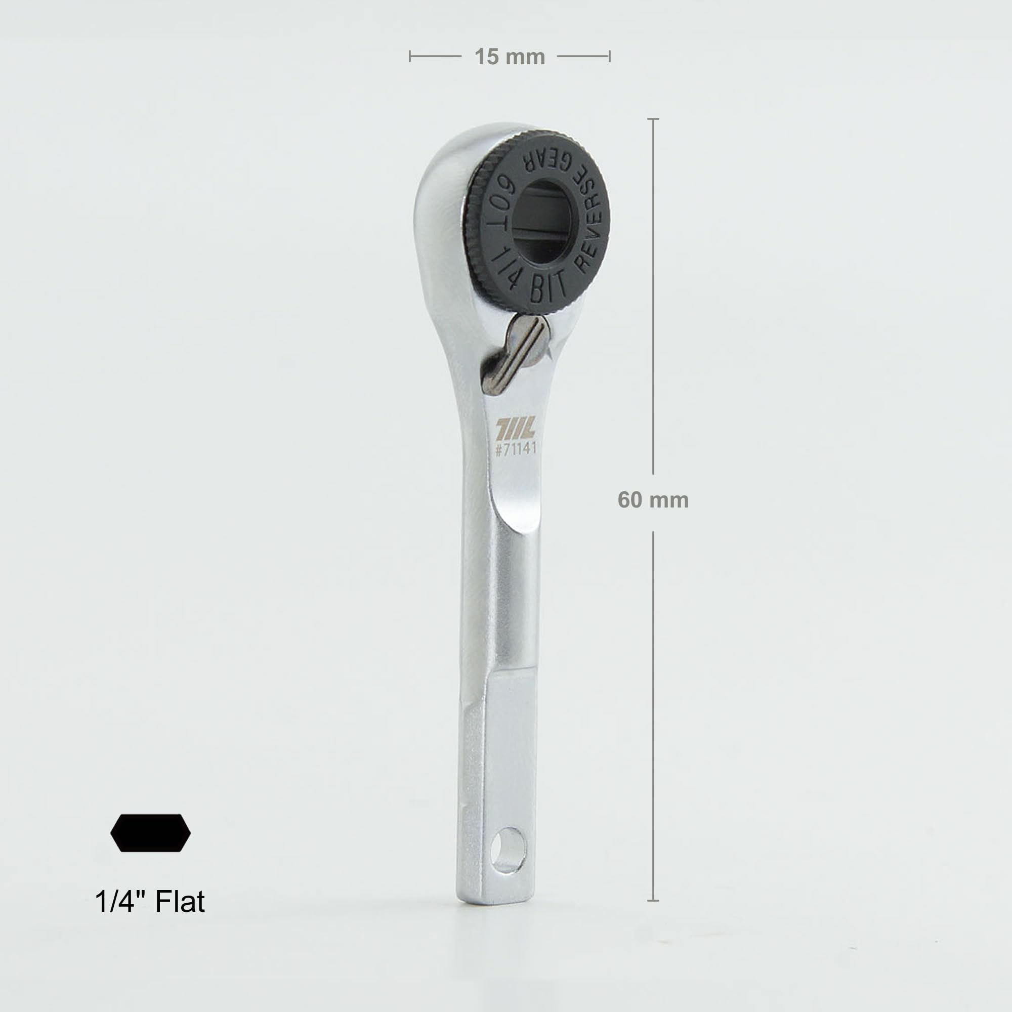 711L EDC wrench with flex head, showing Leatherman compatibility for precise flat-bit fit.