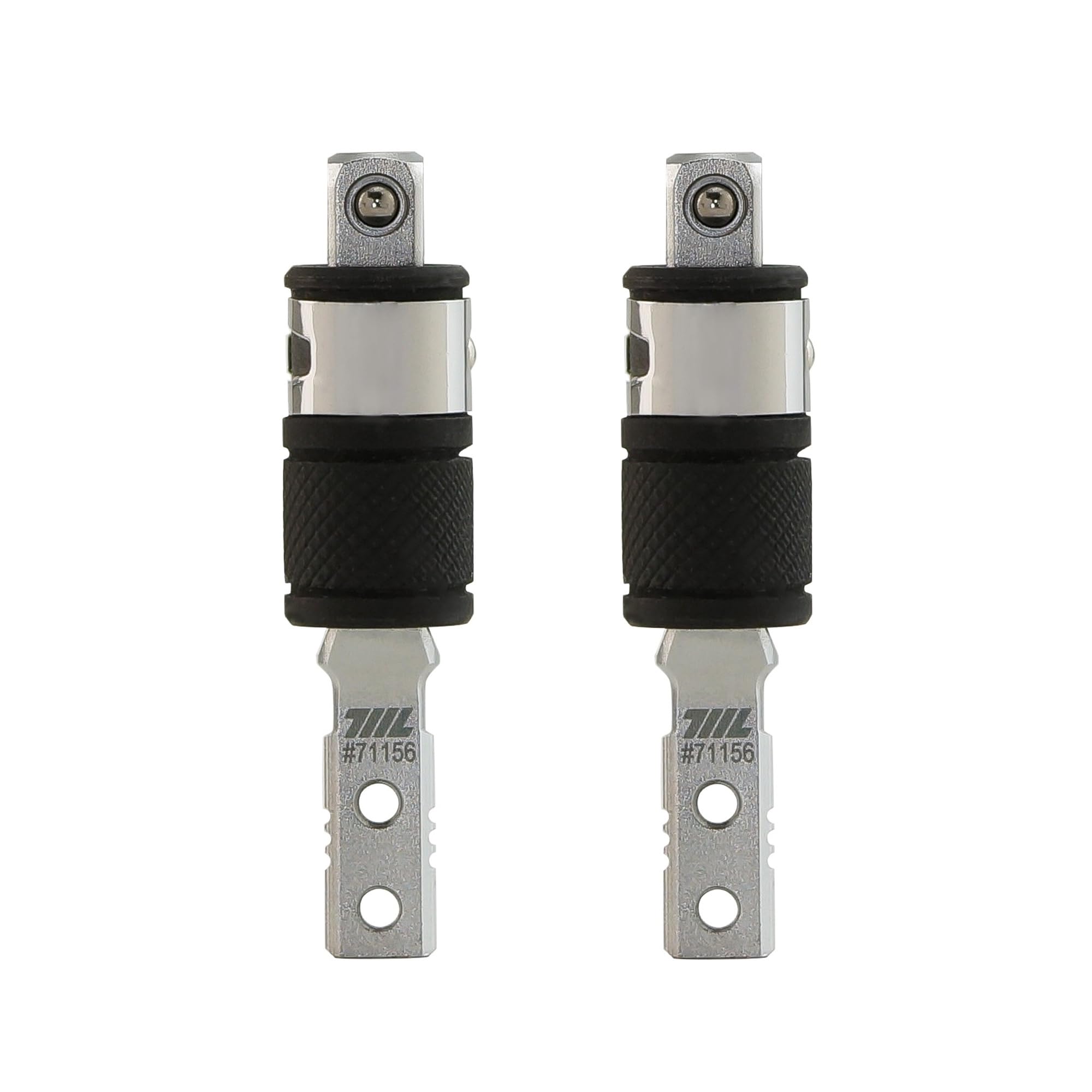 711L flat-end 1/4 hex to square extension in action enabling quick tool changes