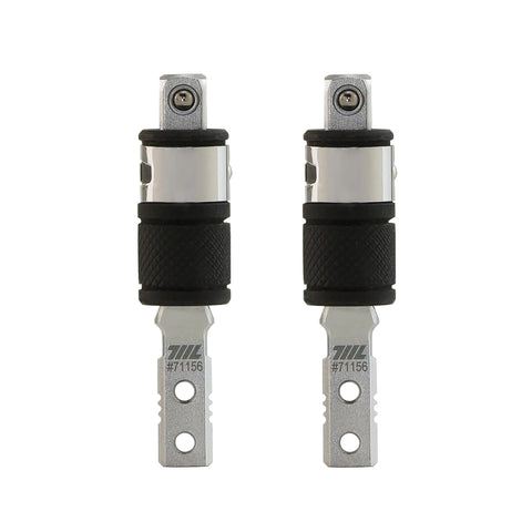 711L flat-end 1/4 hex to square extension in action enabling quick tool changes