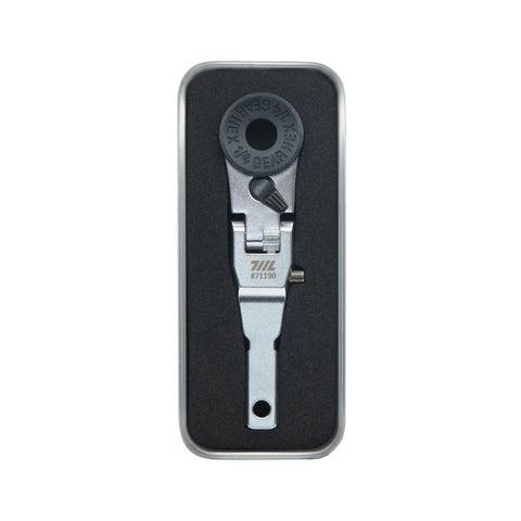 711L flat end flex head wrench shown at an angle for tight space access.
