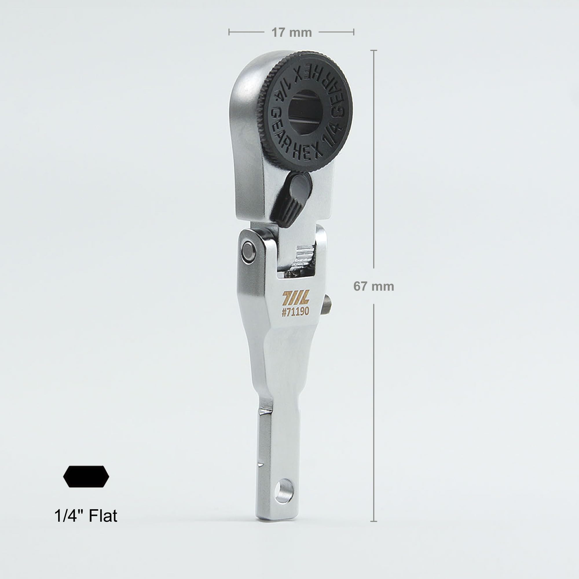 711L fits Leatherman multitools for quick bit adjustments in confined spaces.