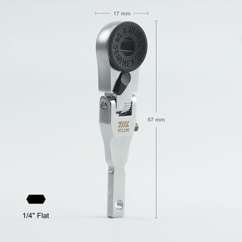 711L fits Leatherman multitools for quick bit adjustments in confined spaces.