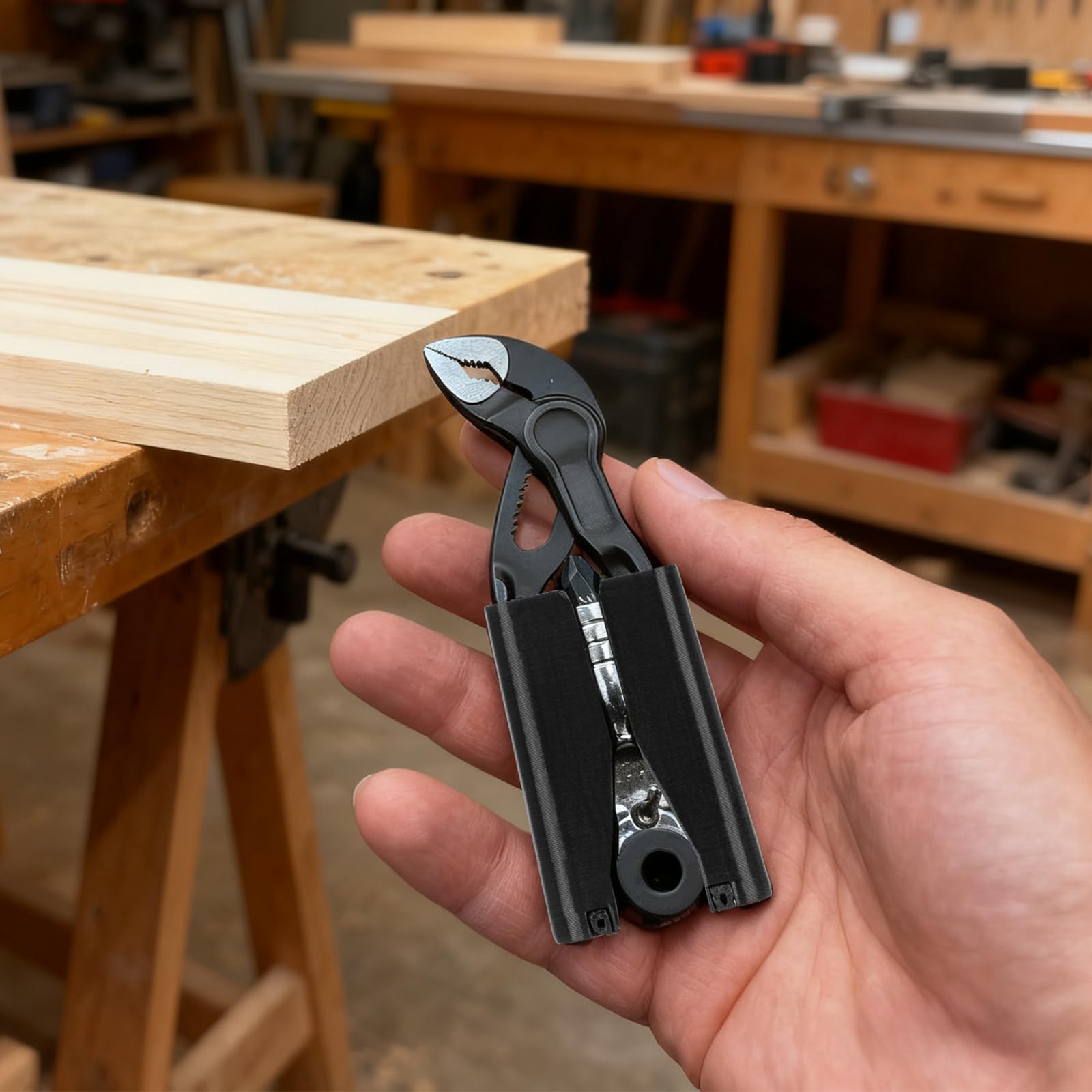 711L mini ratchet compatible storage tray illustrating compact organization.