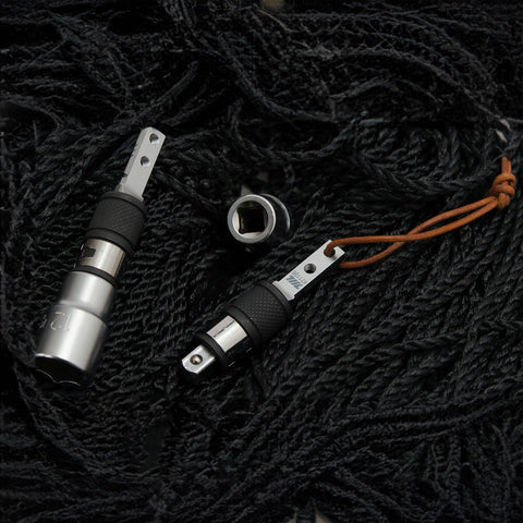 Two-in-one extension in use saves space in your kit