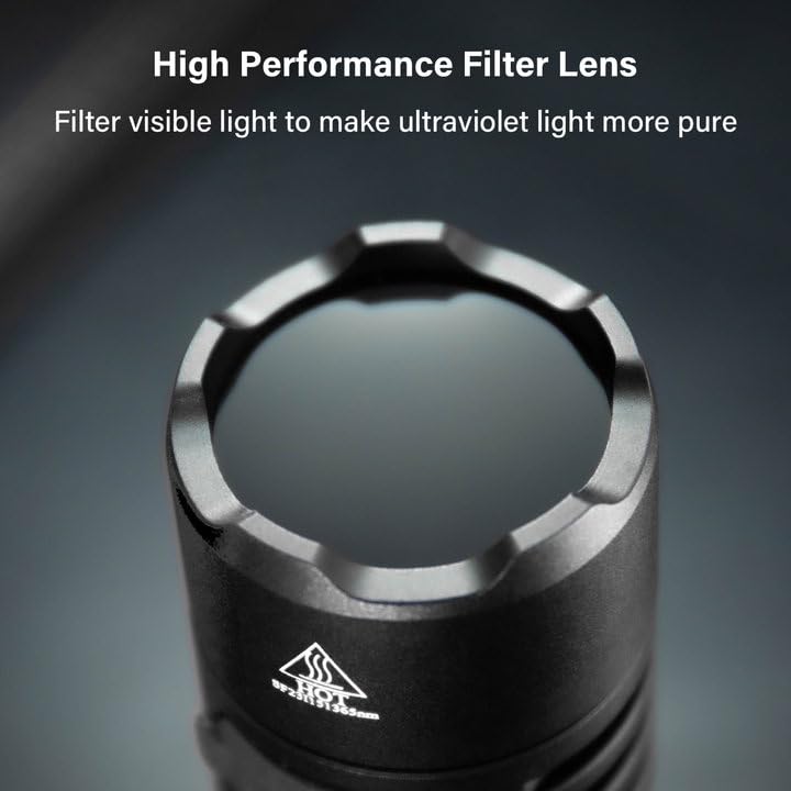 Aerospace-grade aluminum body with tempered glass lens for rugged field use