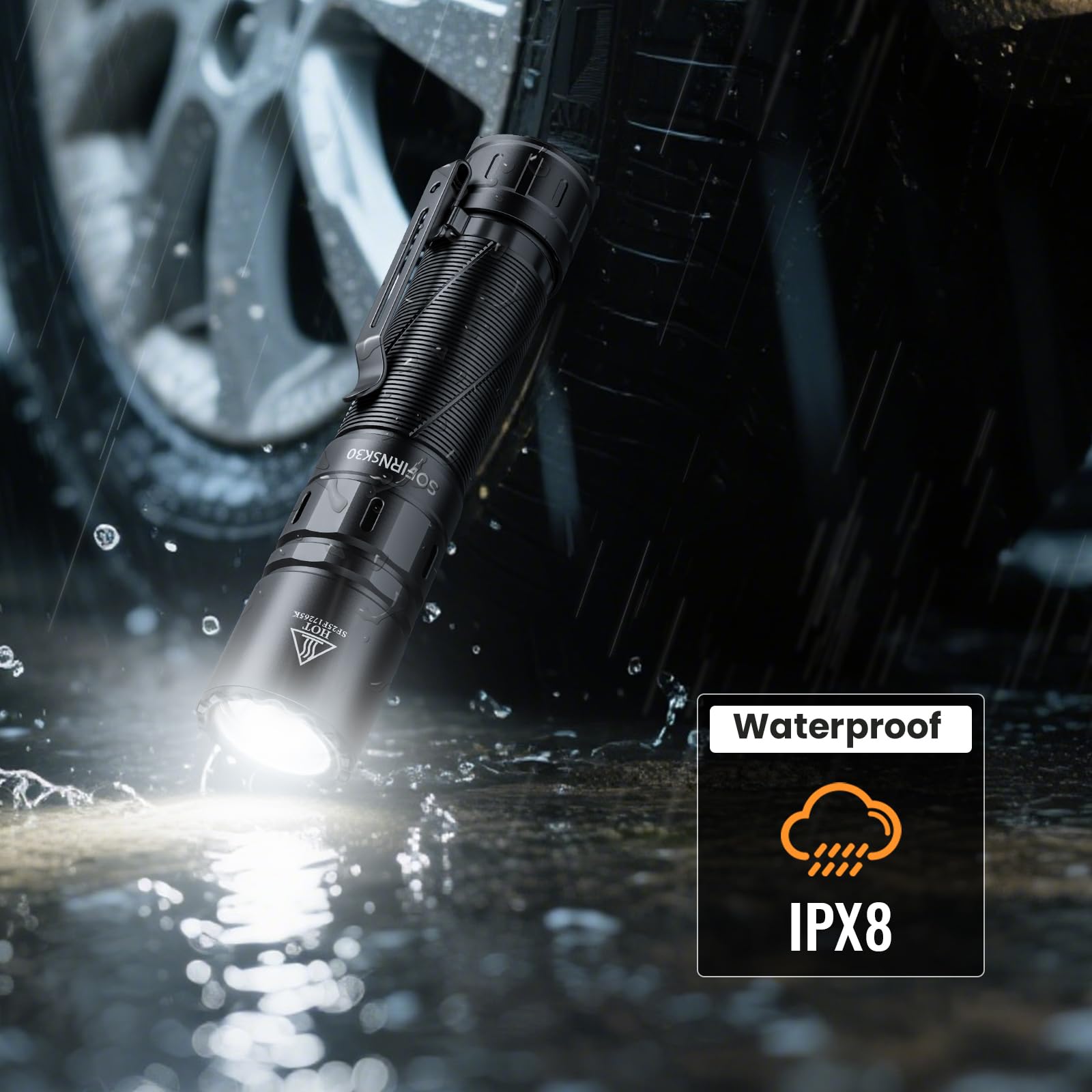 77outdoor Sofirn SK30 rugged aluminum body for durability.