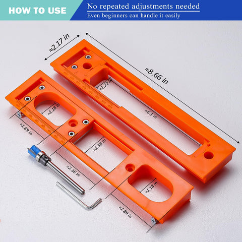 7Cnfort laser-scale template resists wear for long-term use.