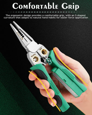 8 In 1 Wire Strippers compact design for easy storage