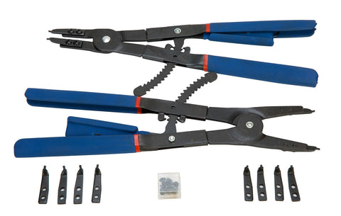 8MILELAKE snap-ring pliers with 45-degree tips for tight spaces