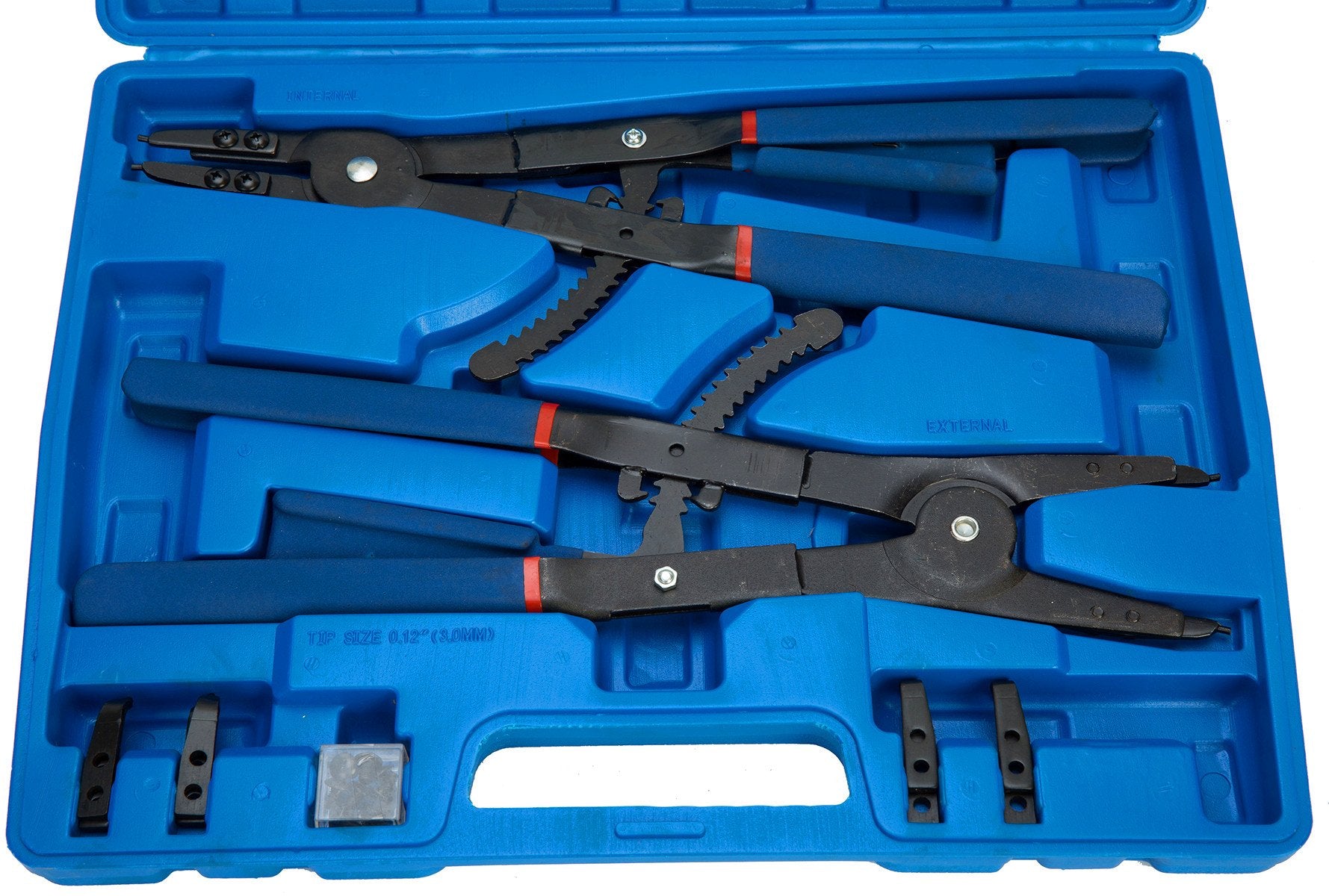 8MILELAKE snap-ring pliers with 90-degree tips for hard-to-reach rings