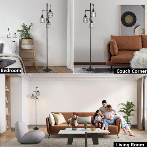 9MMML Floor Lamp dimmable-brightness enables mood-adjustable illumination.