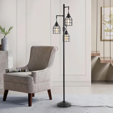 9MMML Floor Lamp e26-compatible allows versatile bulb upgrades.