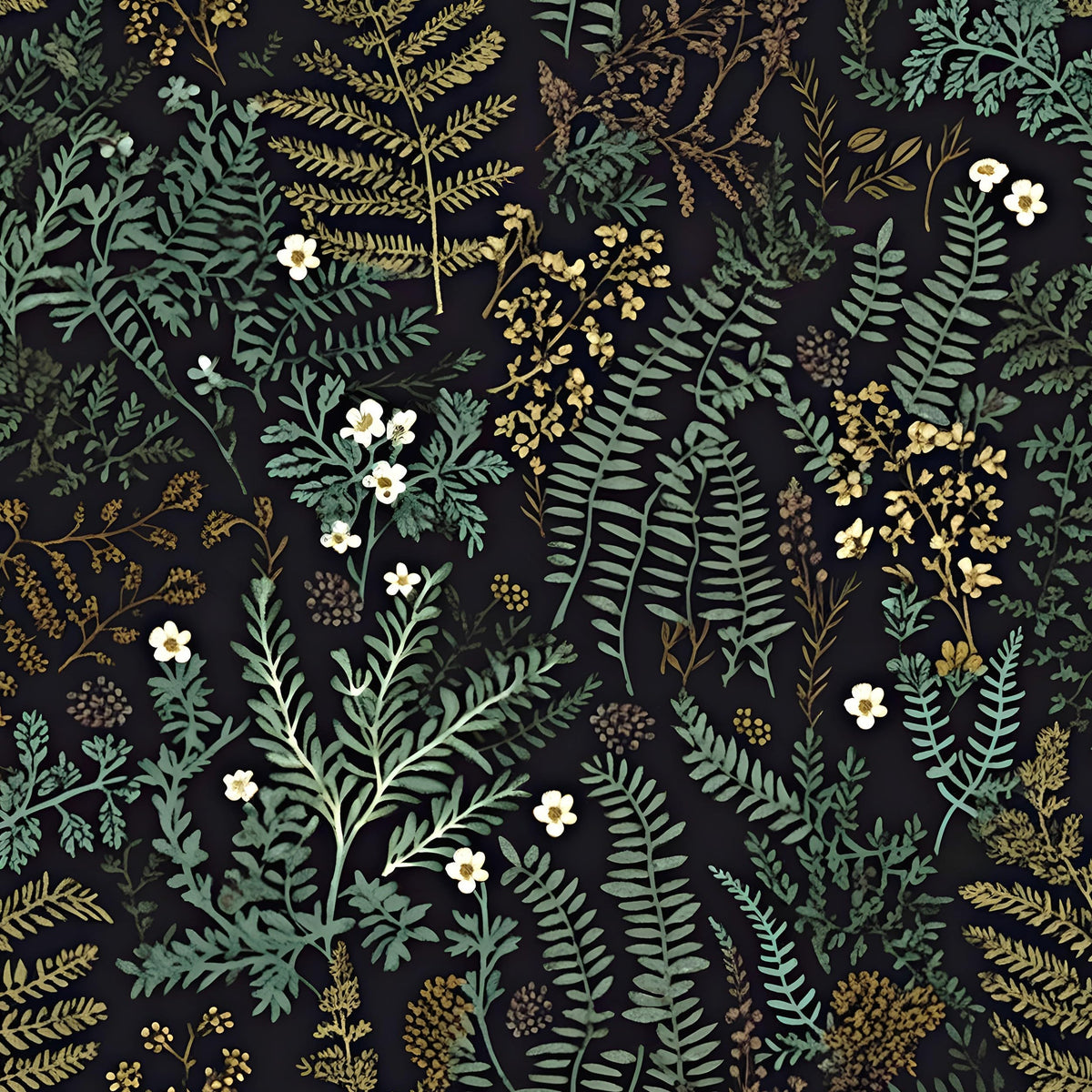 Laatse black botanical peel and stick wallpaper on wall for quick room refresh