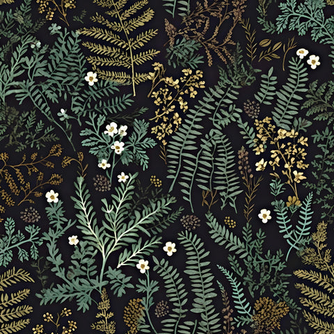 Laatse black botanical peel and stick wallpaper on wall for quick room refresh