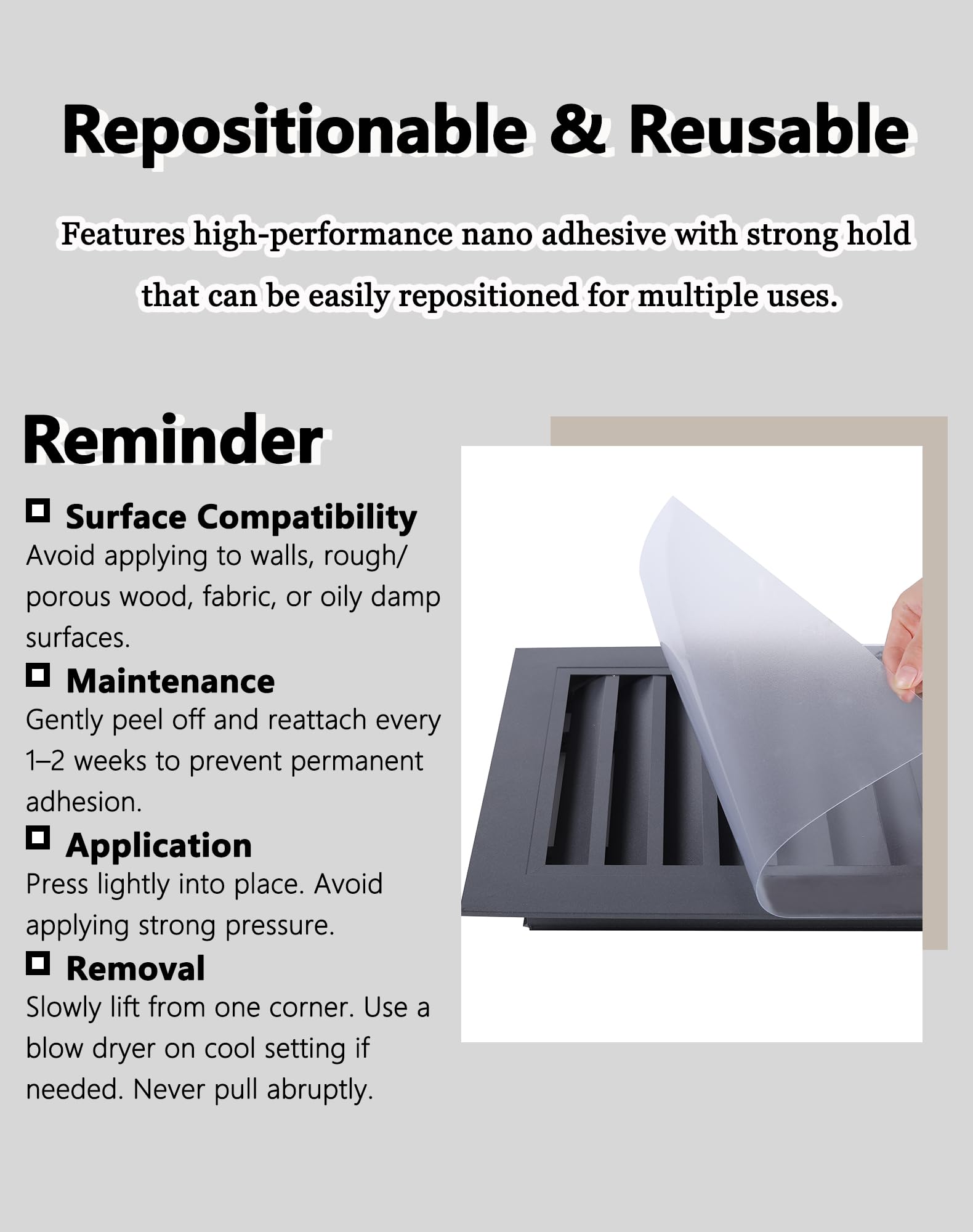 A ANYSSI 12x12 vent cover suitable for RVs, homes, and offices.
