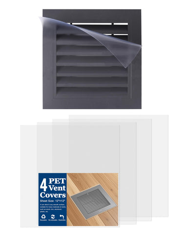 A ANYSSI vent covers with nano adhesive for universal 4-pack installation.