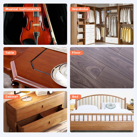 A-HEYIDA kit in use on furniture and floors for quick fixes