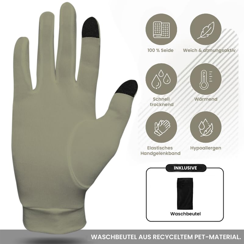 A TOUCH OF Silk packaging close-up highlighting wash bag inclusion for easy care
