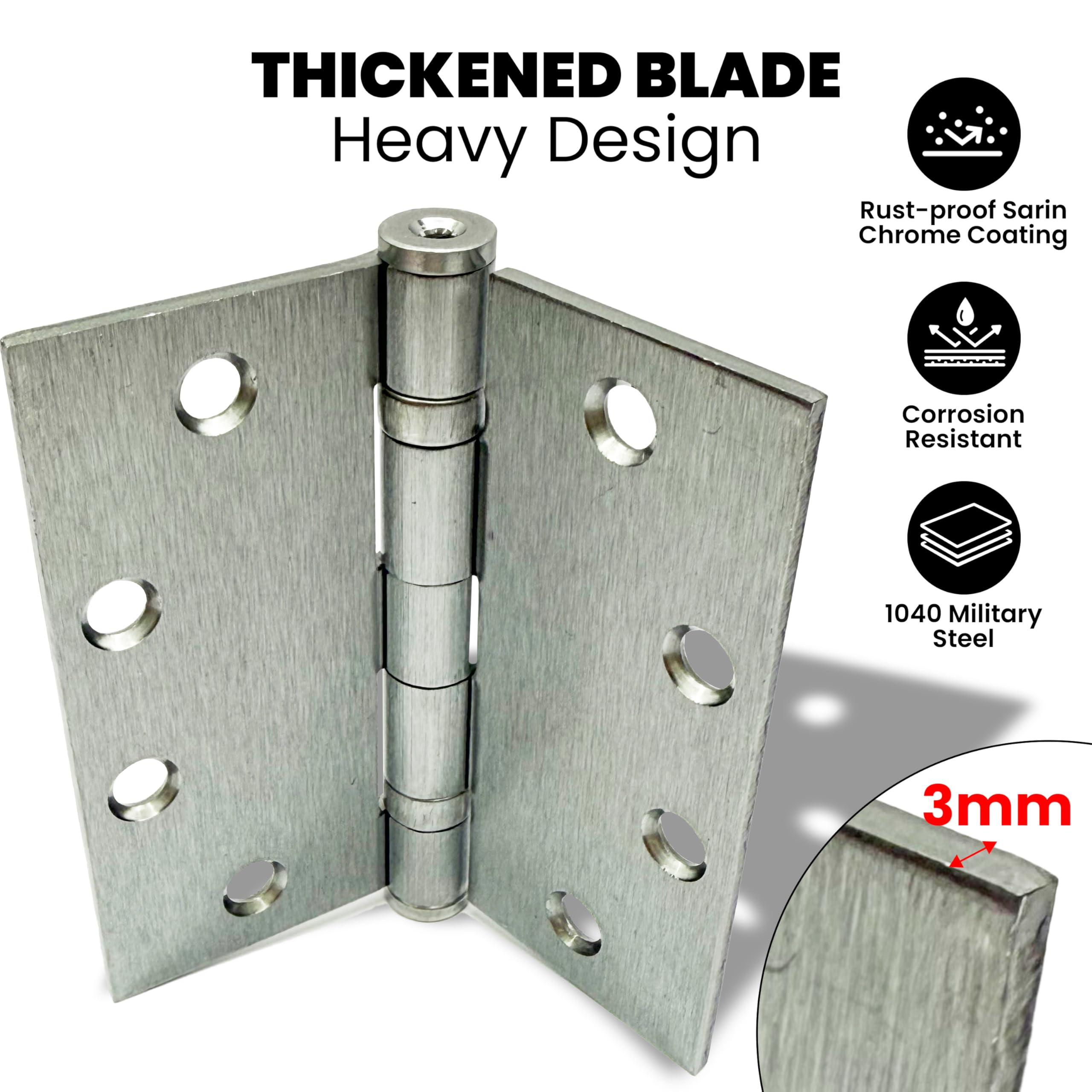 A1 ProGuard indoor-outdoor hinge ready for varied environments